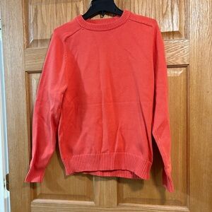 J. Crew Heritage Cotton Crewneck Sweater Heather Geranium Heavy Knit Men’s Med M